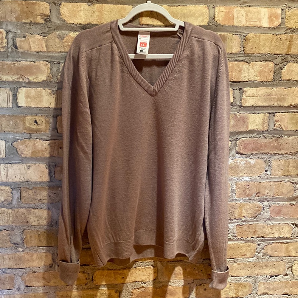 Vintage Saint Michaels made in the UK lamb’s wool V-neck, sweaters, men’s